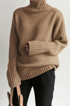 Nikkimoda Daily Turtleneck Solid Warm Sweater