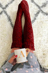 Nikkimoda Cable Knit Knee-High Winter Stockings