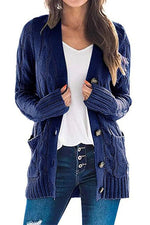 Nikkimoda Button Down Chunky Outwear with Pockets