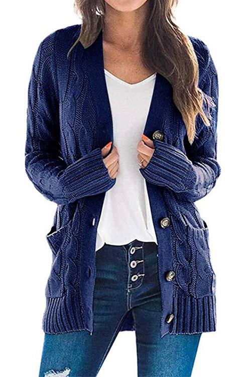 Nikkimoda Button Down Chunky Outwear with Pockets