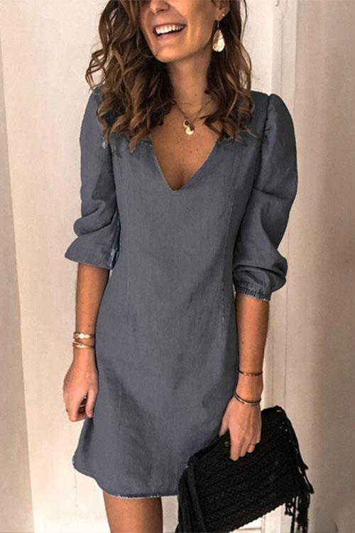 Nikkimoda Lucy Denim Mini Dress
