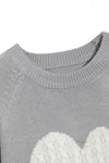 NM Chic Women Love Heart Knitting Sweaters