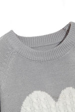 NM Chic Women Love Heart Knitting Sweaters