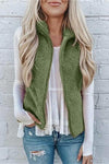 Nikkimoda Caitlin Fleece Solid Zipper Waistcoat