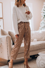 Nikkimoda Stylish Party Sequin Pants